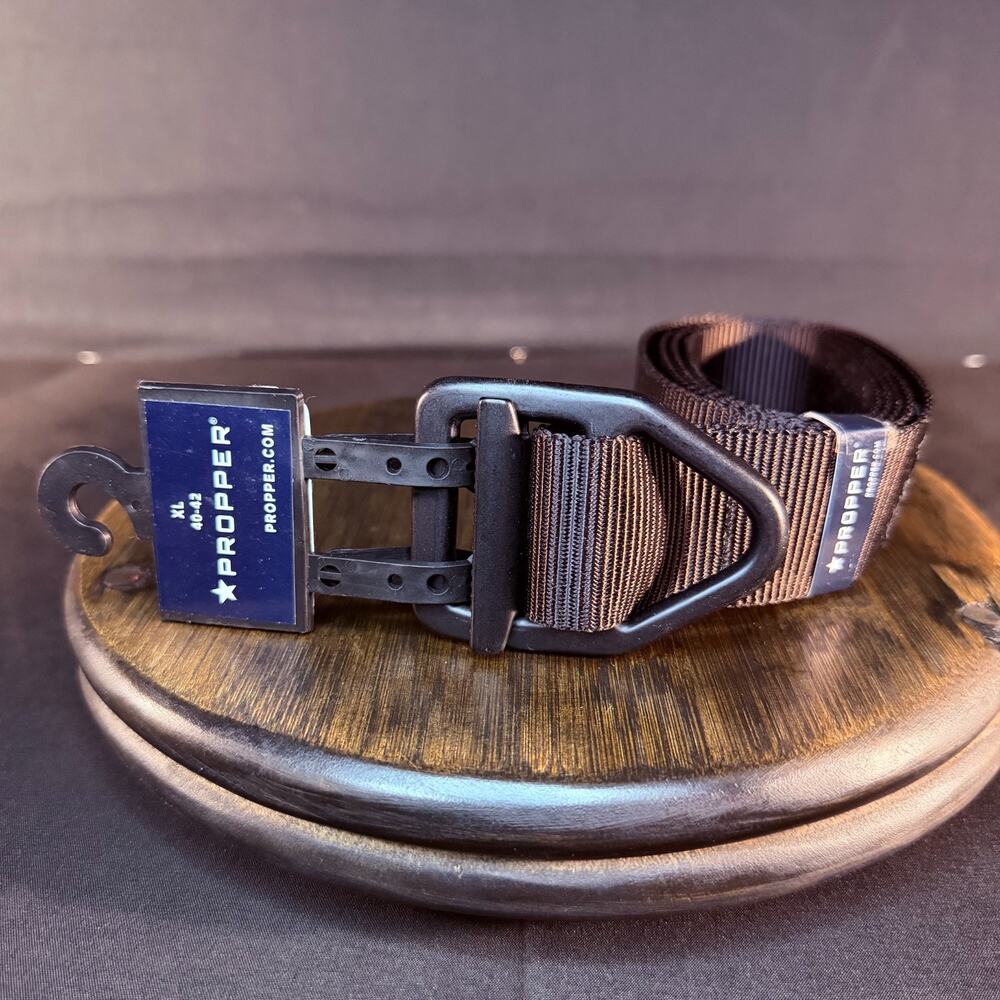 Propper Nylon Web Belt Size XL 40"-42" 360 Tactical Metal Buckle Black F5606